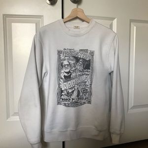 Brandy Melville White Frankenstein Sweater
